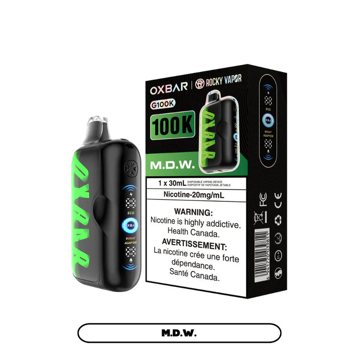 ROCKY VAPOR OXBAR G100K PUFFS (EXISE AB)