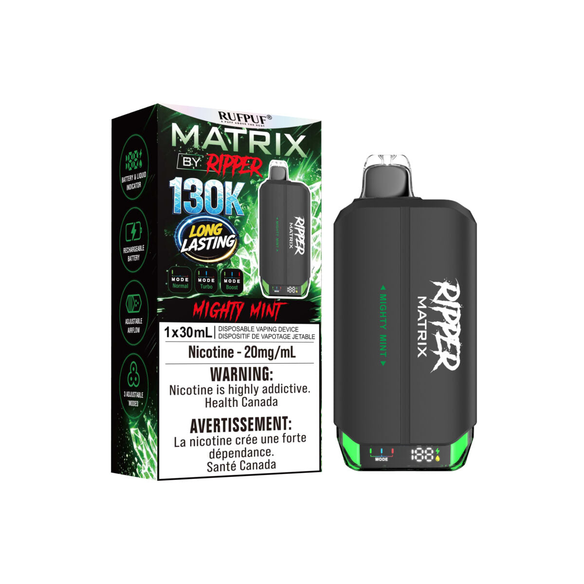 RUFPUF MATRIX BY RIPPER 130K PUFFS (AB)