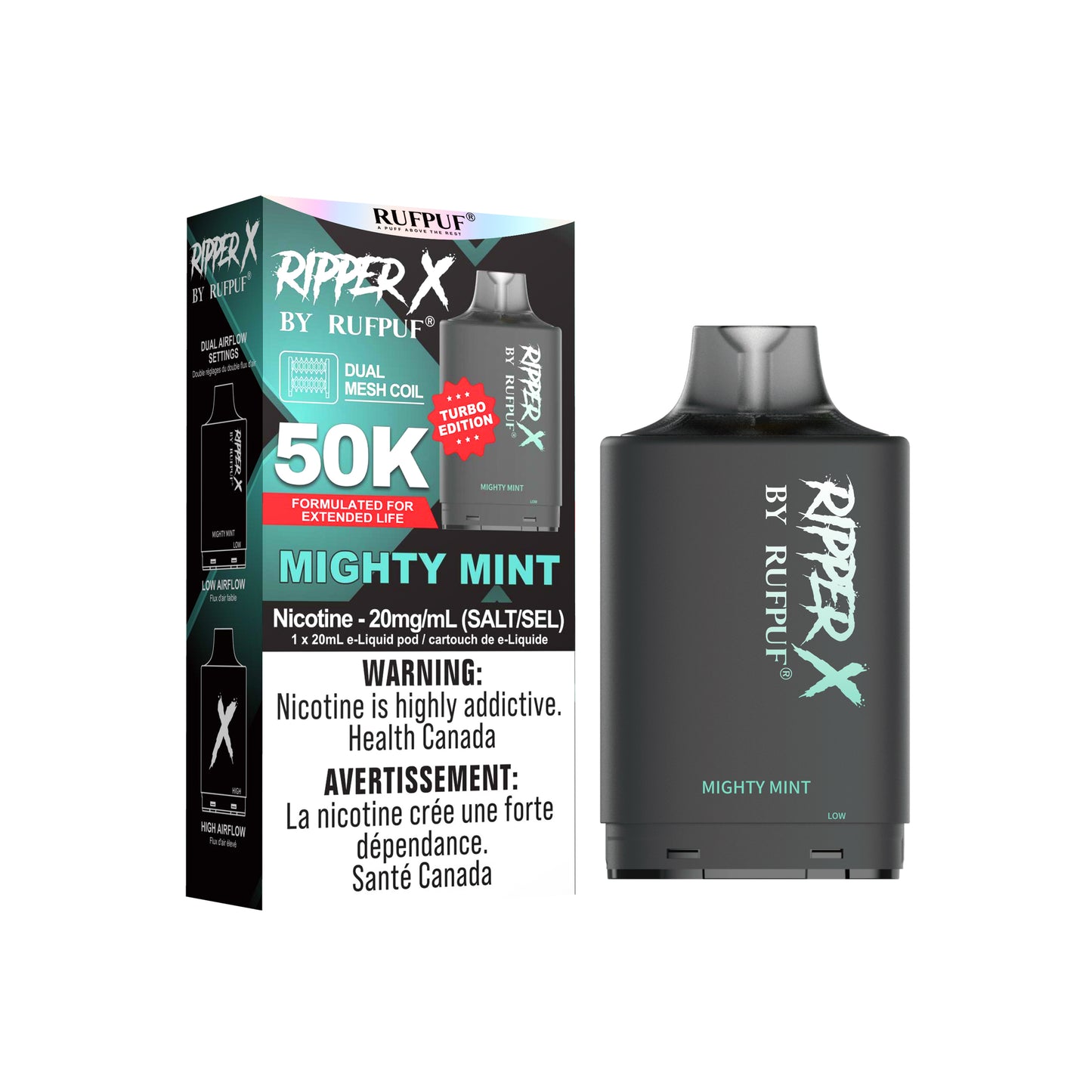 RUFPUF RIPPER X POD 50K PUFFS (Excise AB)