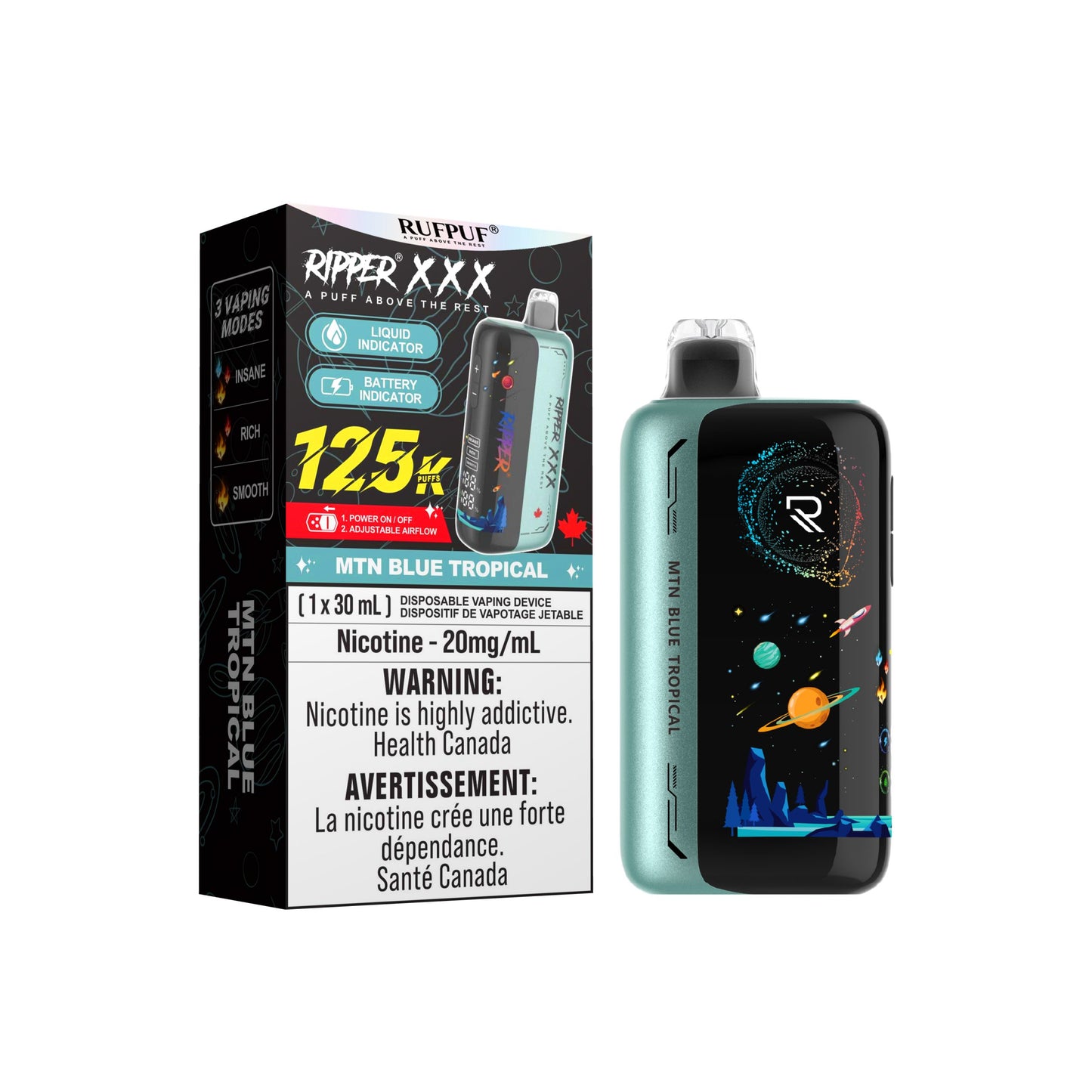 RIPPER XXX 125K PUFFS (EXCISE AB)