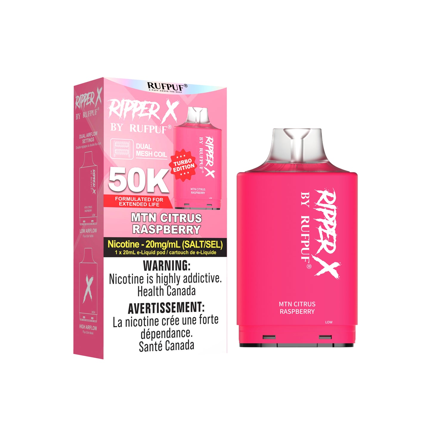RUFPUF RIPPER X POD 50K PUFFS (Excise AB)
