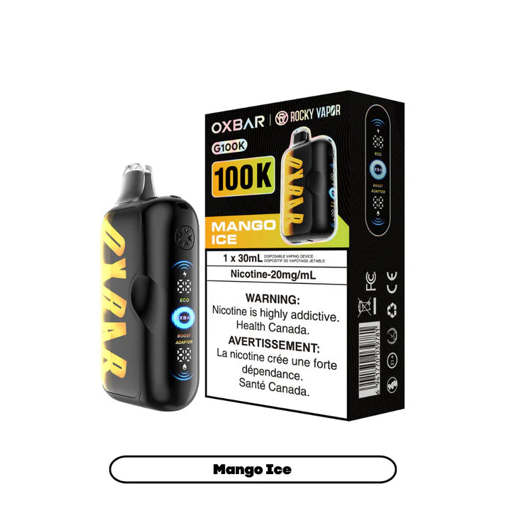 ROCKY VAPOR OXBAR G100K PUFFS (EXISE AB)