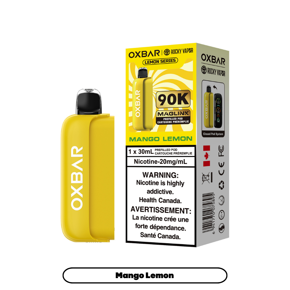 ROCKY VAPOR OXBAR MAGLINK PODS 90K PUFFS (EXCISE AB)