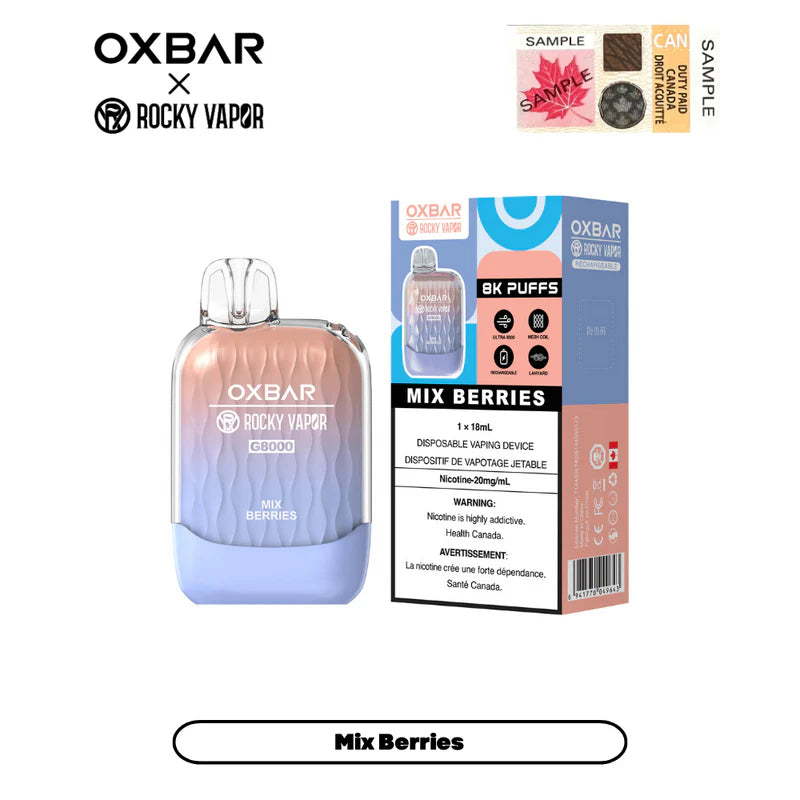 OXBAR G-8000 PUFFS