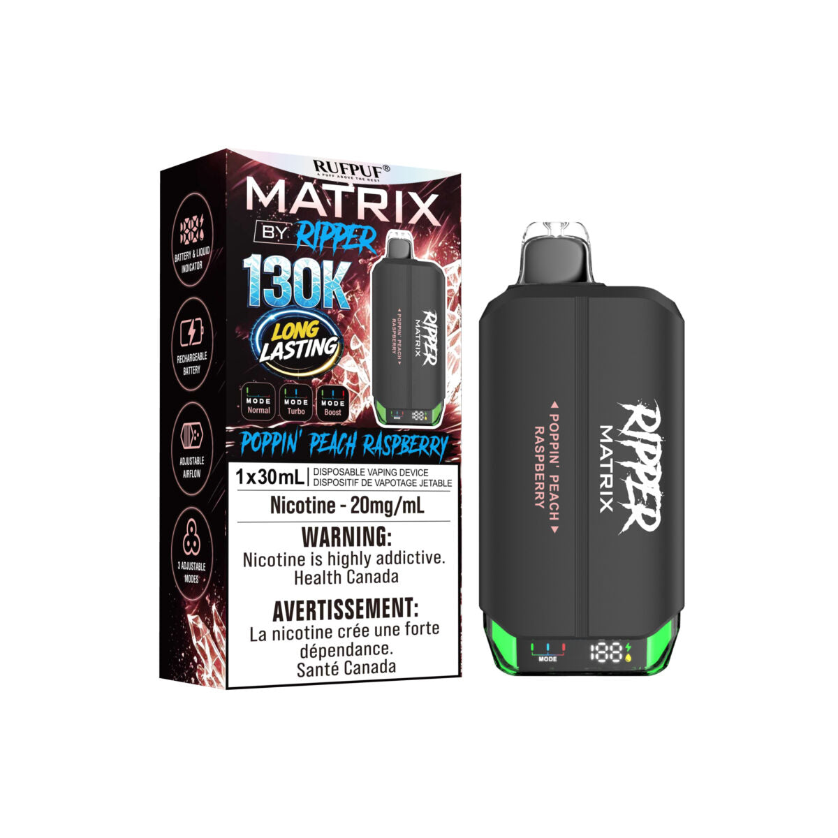 RUFPUF MATRIX BY RIPPER 130K PUFFS (AB)