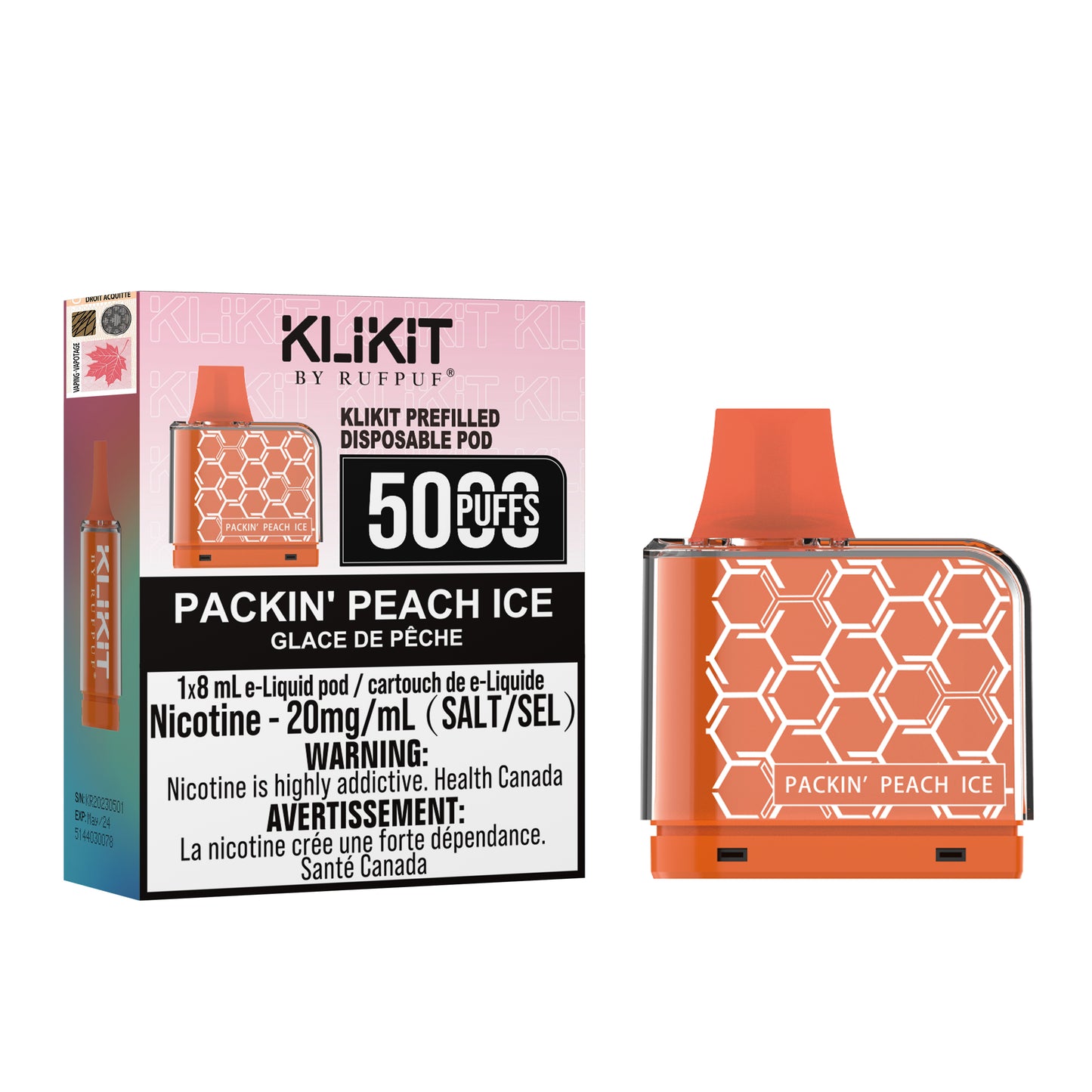 RUFPUF KLIKIT POD 5000 BOUFFÉES