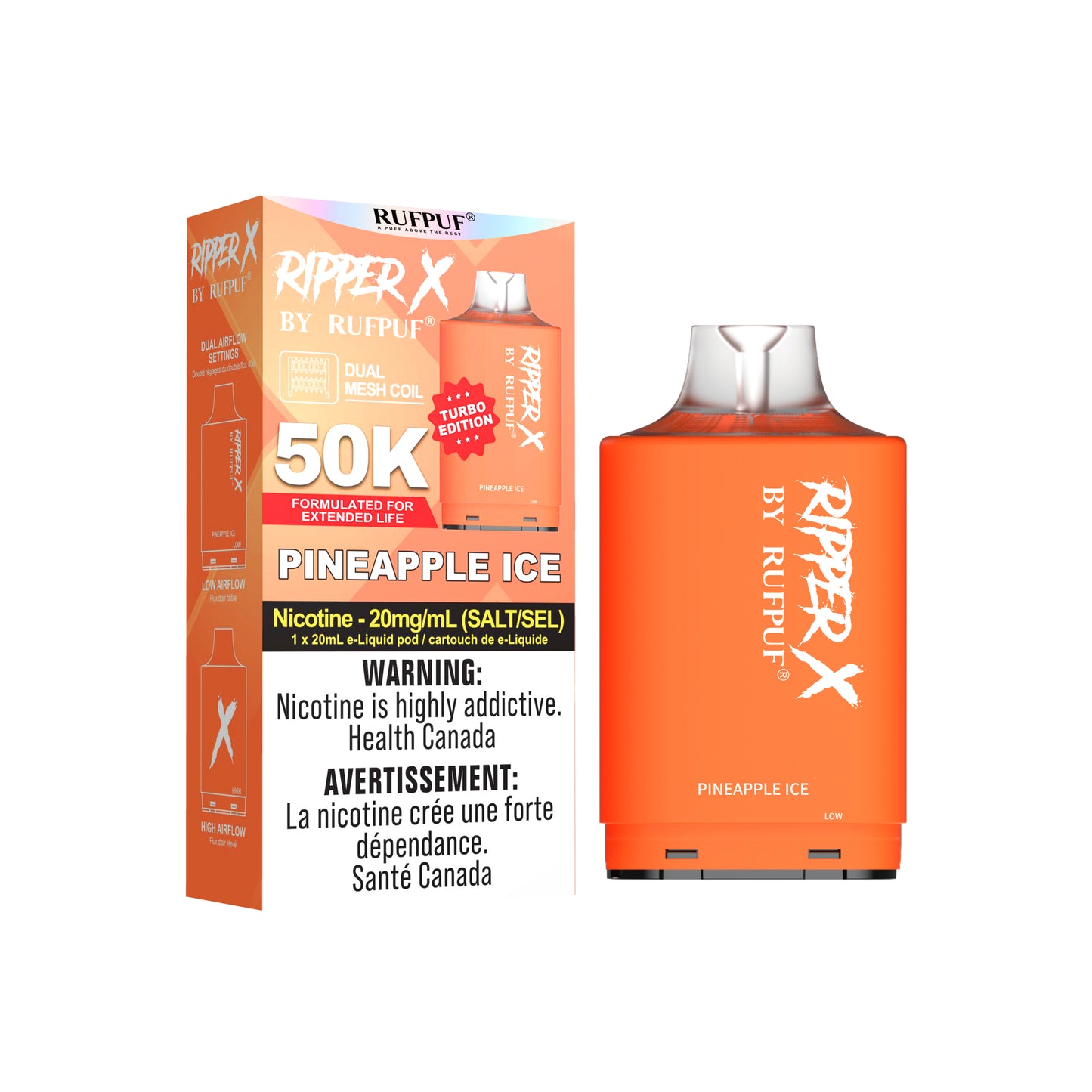 RUFPUF RIPPER X POD 50K PUFFS (Excise AB)