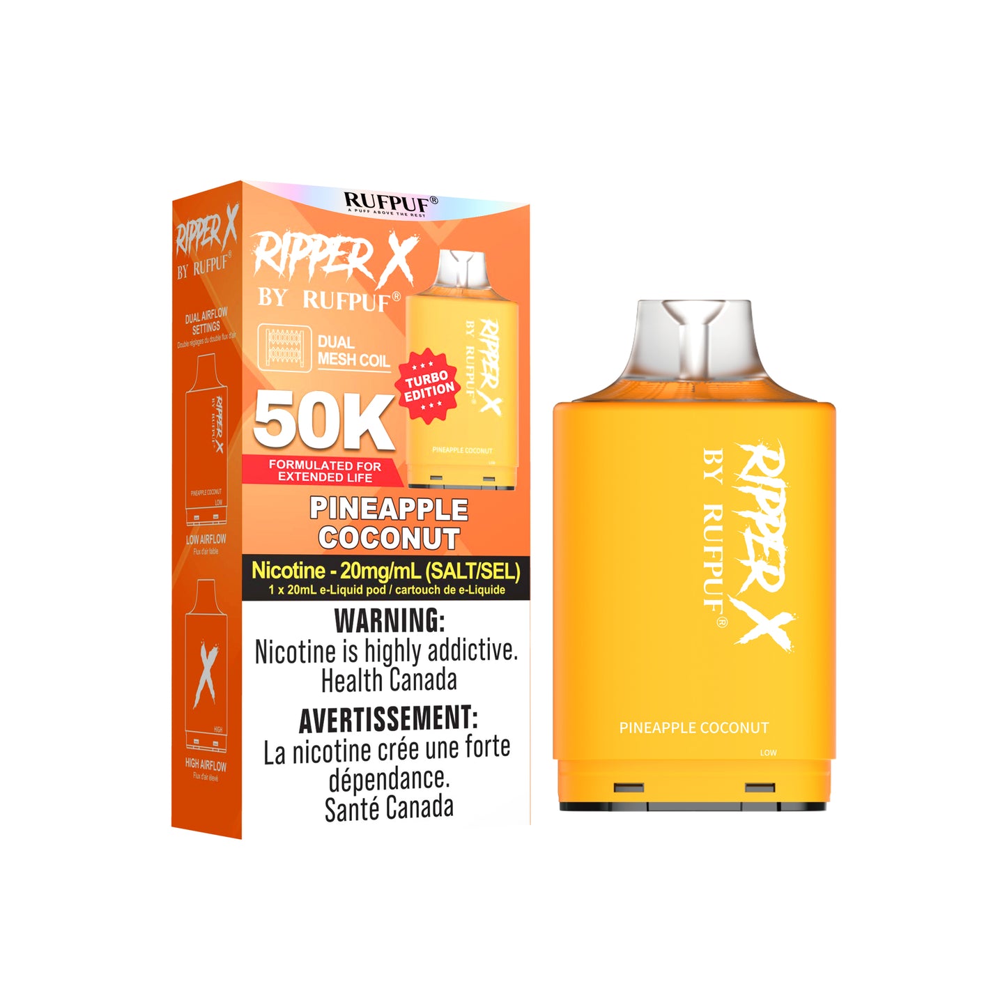 RUFPUF RIPPER X POD 50K PUFFS (Excise AB)