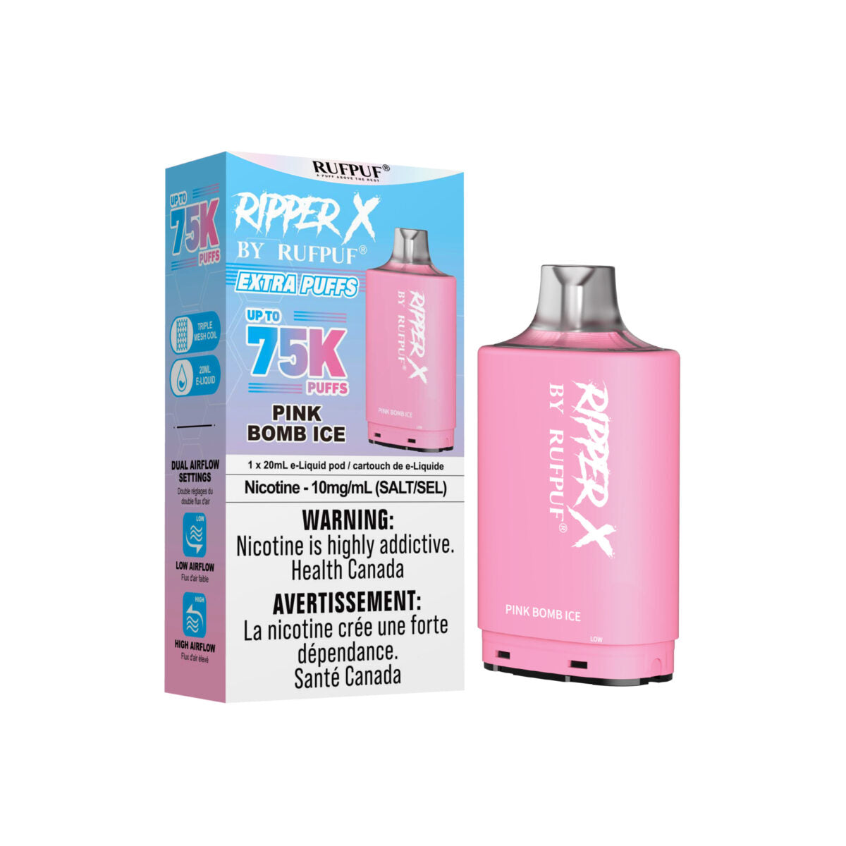 RIPPER X PODS 75K PUFFS (10MG/ML) (AB)