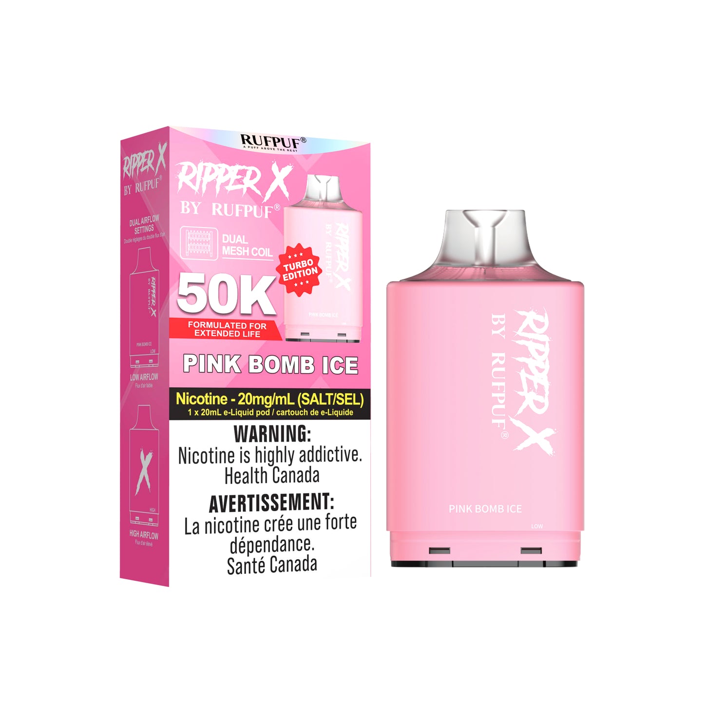 RUFPUF RIPPER X POD 50K PUFFS (Excise AB)