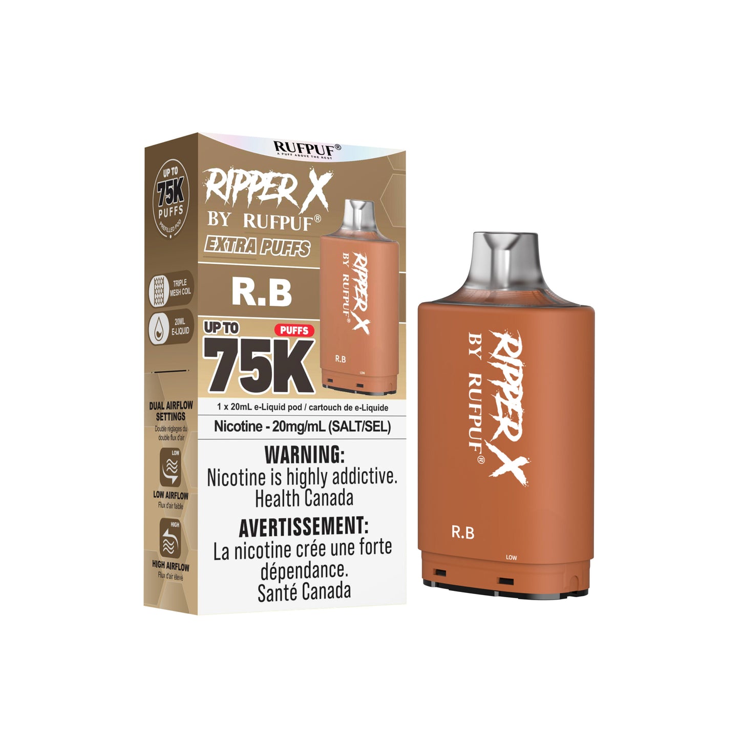 RIPPER X 75K PODS PUFFS (EXCISE AB)