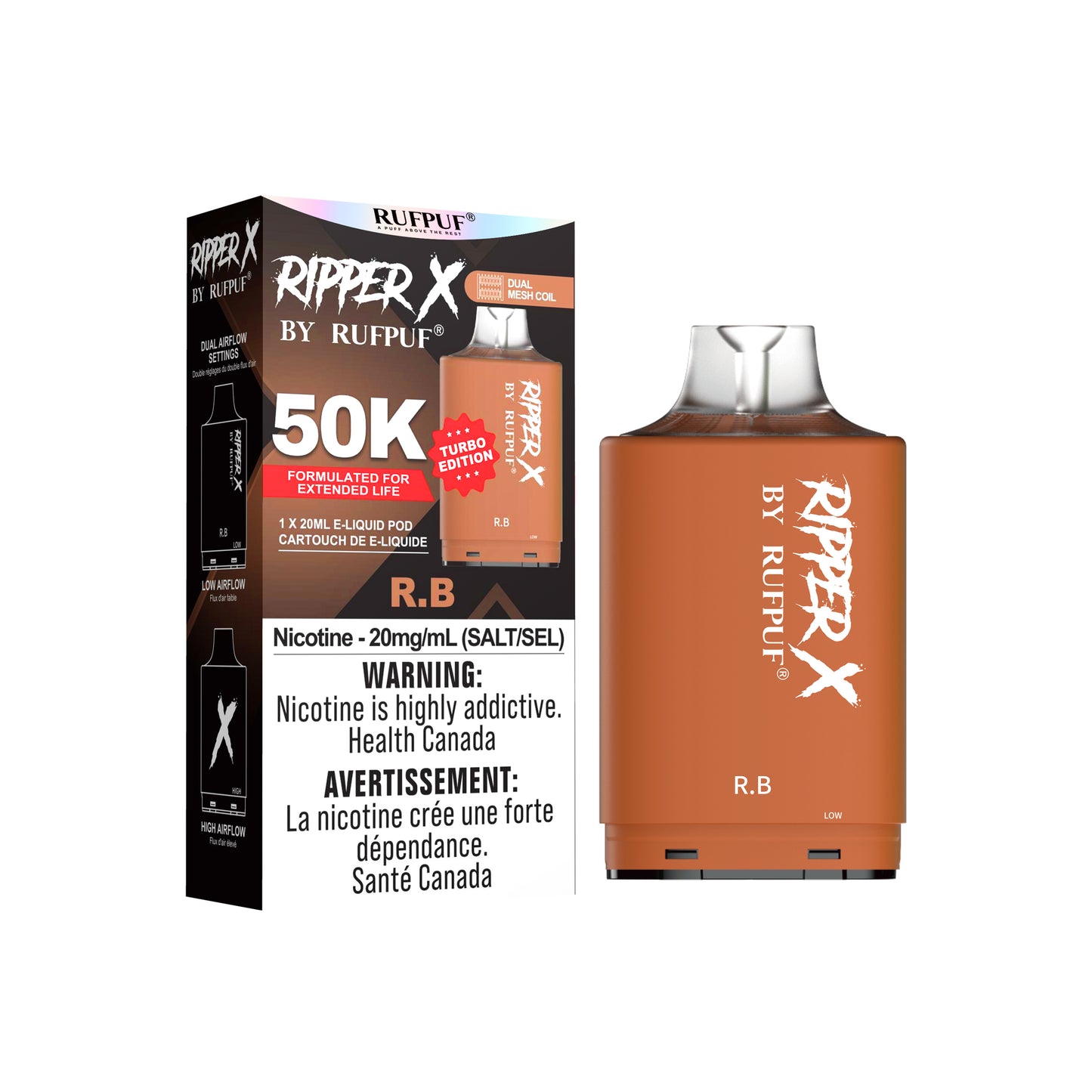 RUFPUF RIPPER X POD 50K PUFFS (Excise AB)