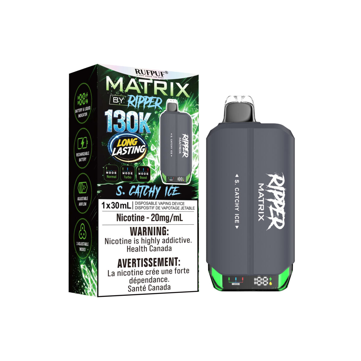 RUFPUF MATRIX BY RIPPER 130K PUFFS (AB)