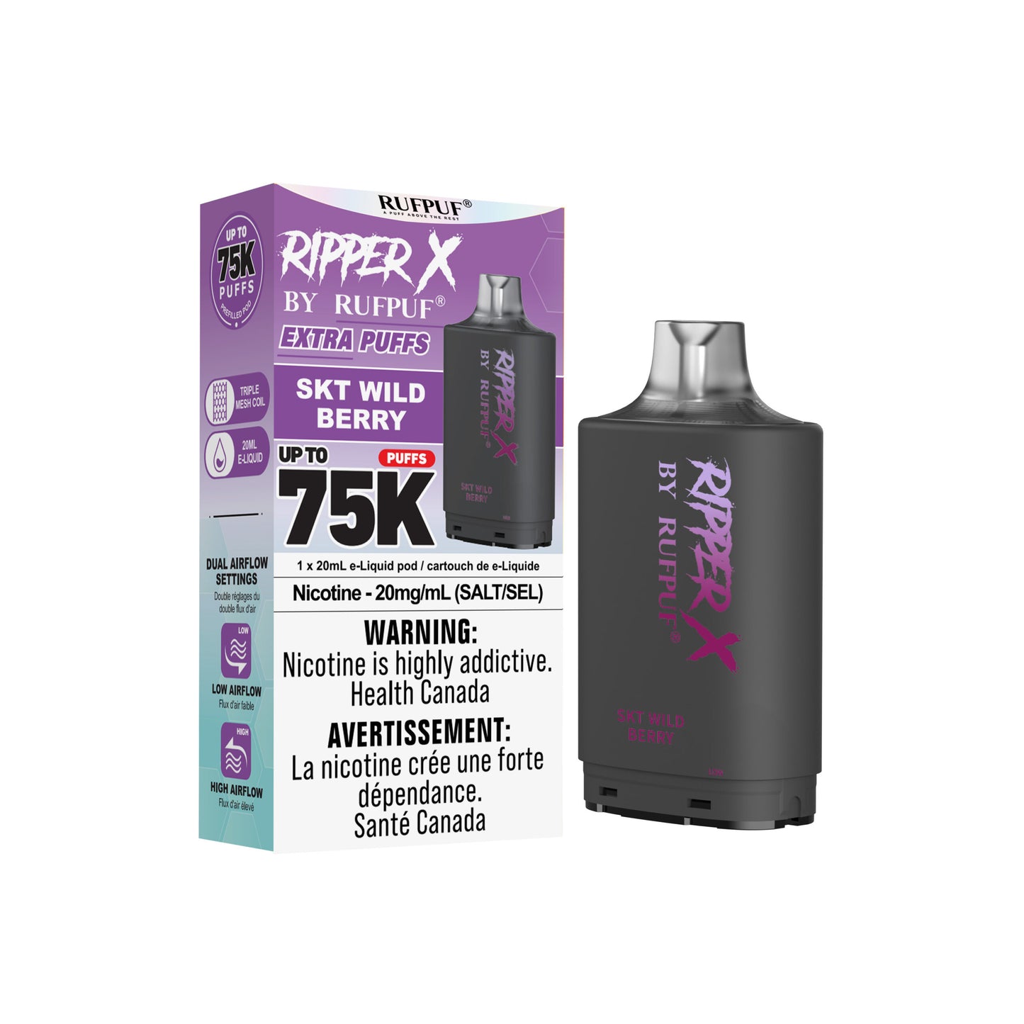 RIPPER X 75K PODS PUFFS (EXCISE AB)