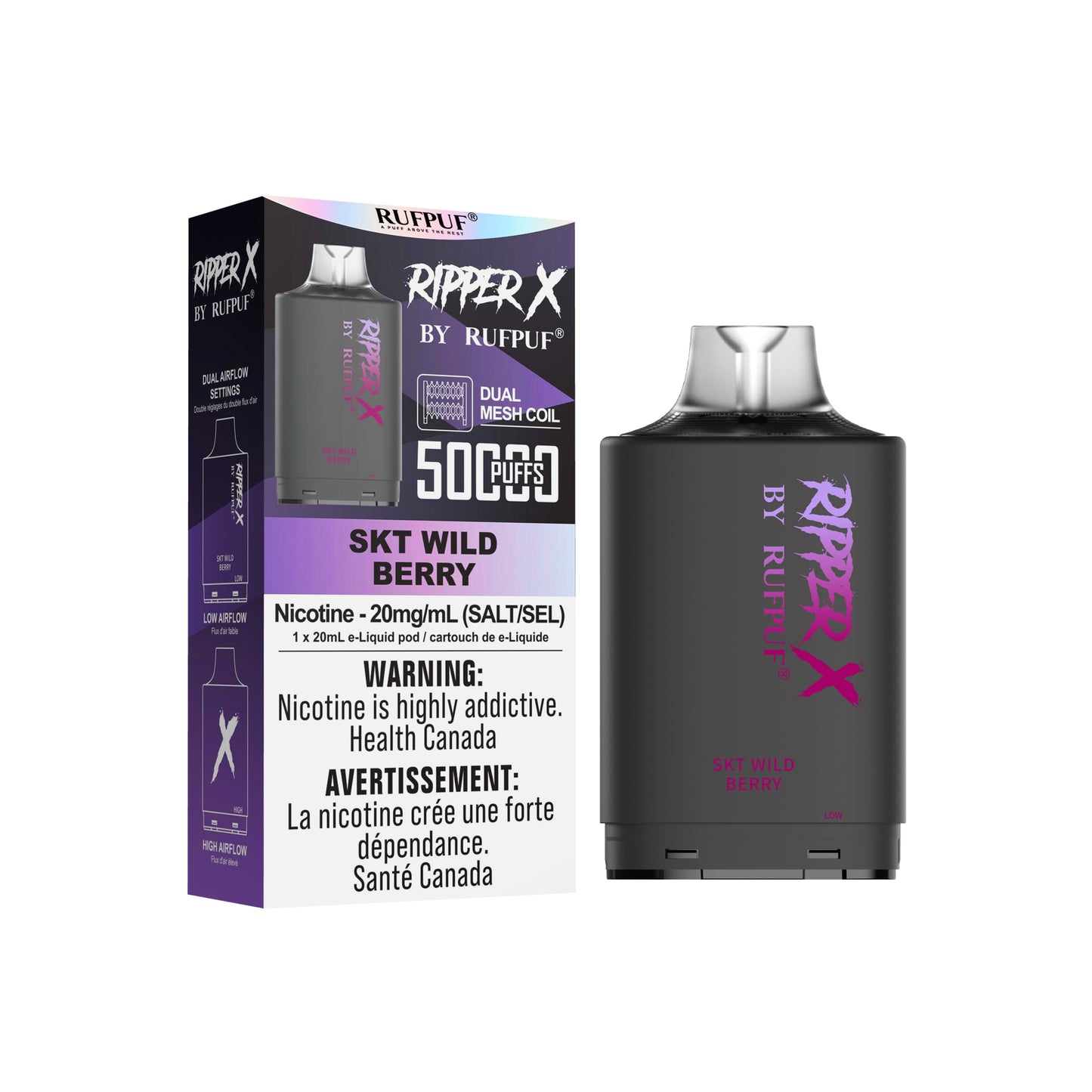 RUFPUF RIPPER X POD 50K PUFFS (Excise AB)