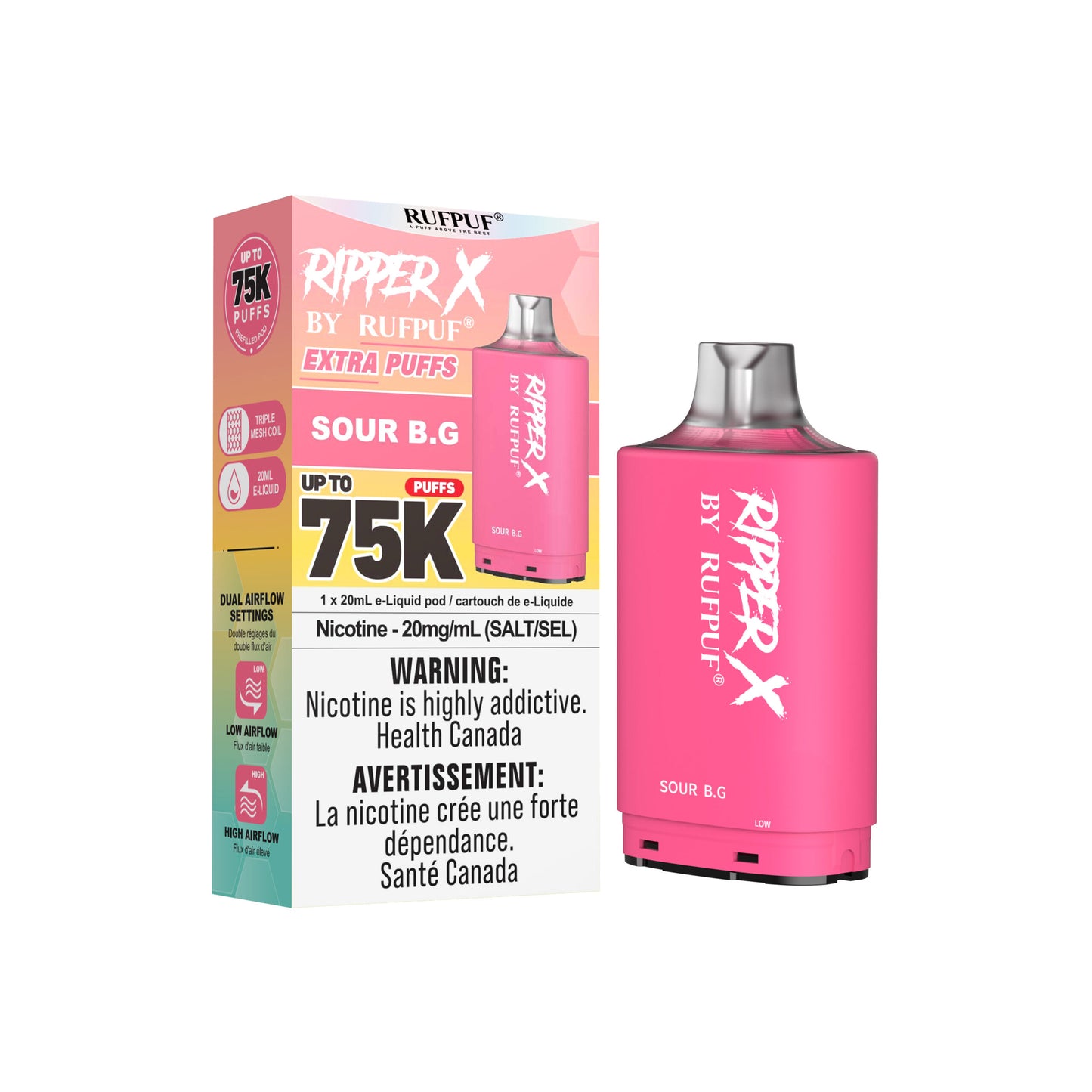 RIPPER X 75K PODS PUFFS (EXCISE AB)