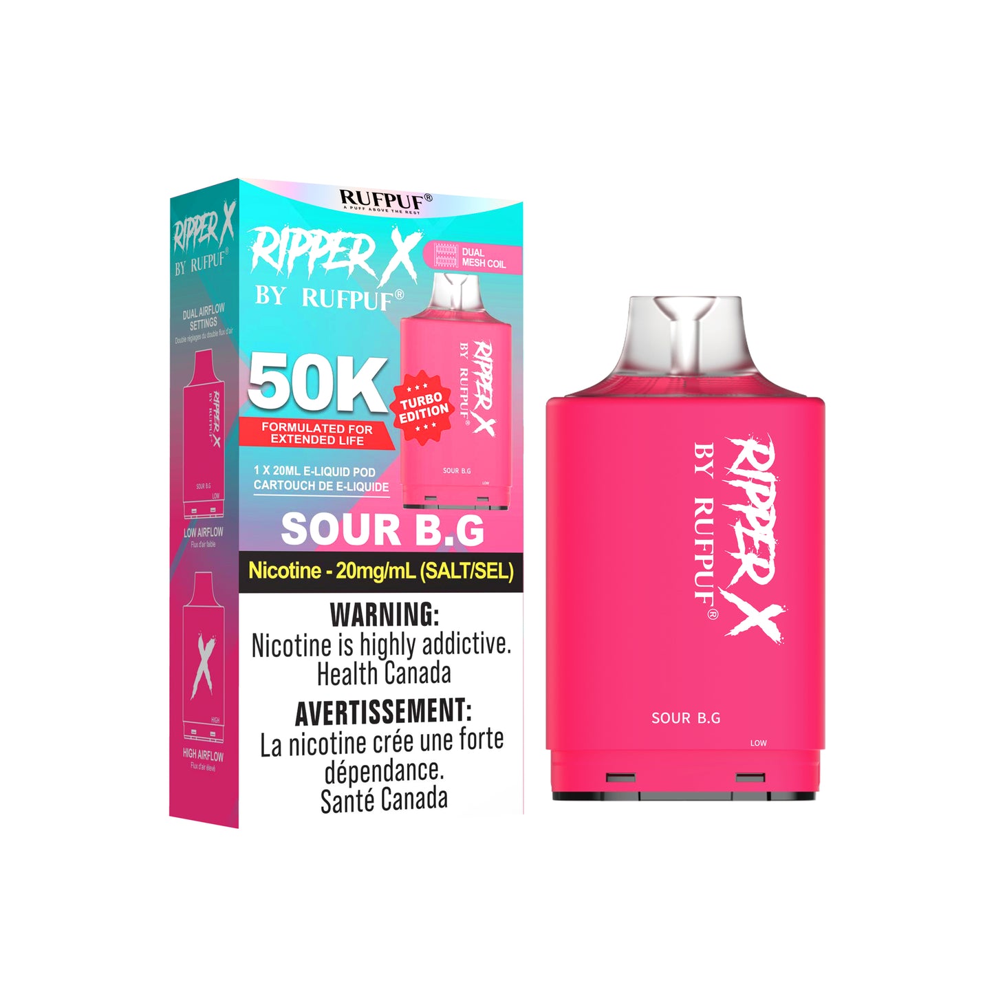 RUFPUF RIPPER X POD 50K PUFFS (Excise AB)