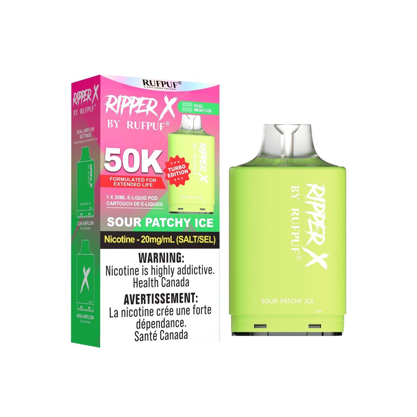 RUFPUF RIPPER X POD 50K PUFFS (Excise AB)