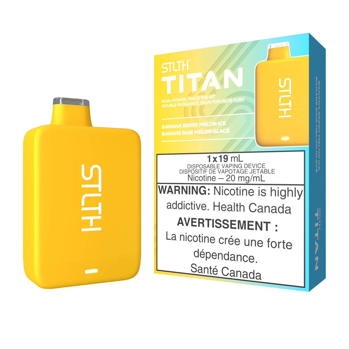 STLTH TITAN JUSQU'À 10 000 SOUFFLÉES