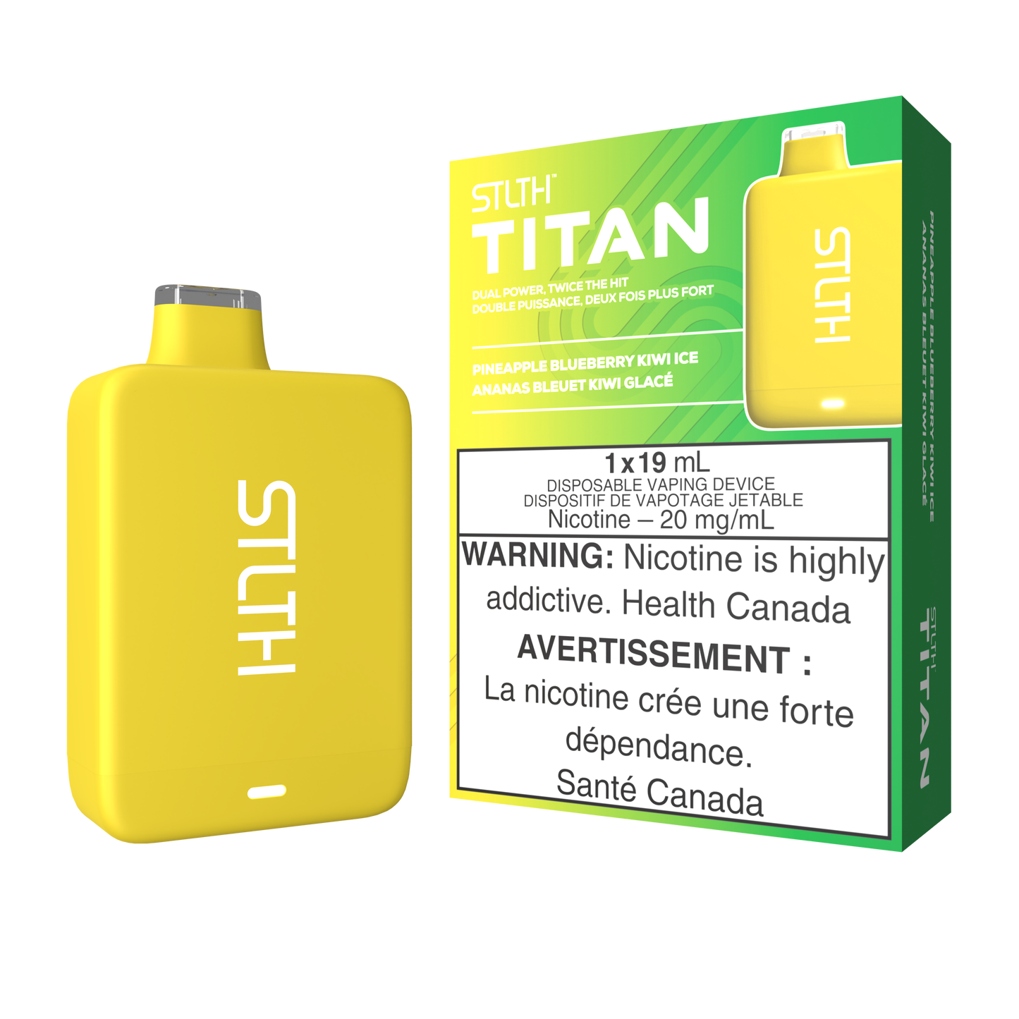 STLTH TITAN JUSQU'À 10 000 SOUFFLÉES