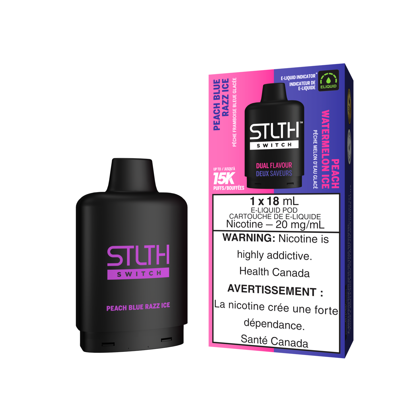 STLTH SWITCH POD 15K PUFFS