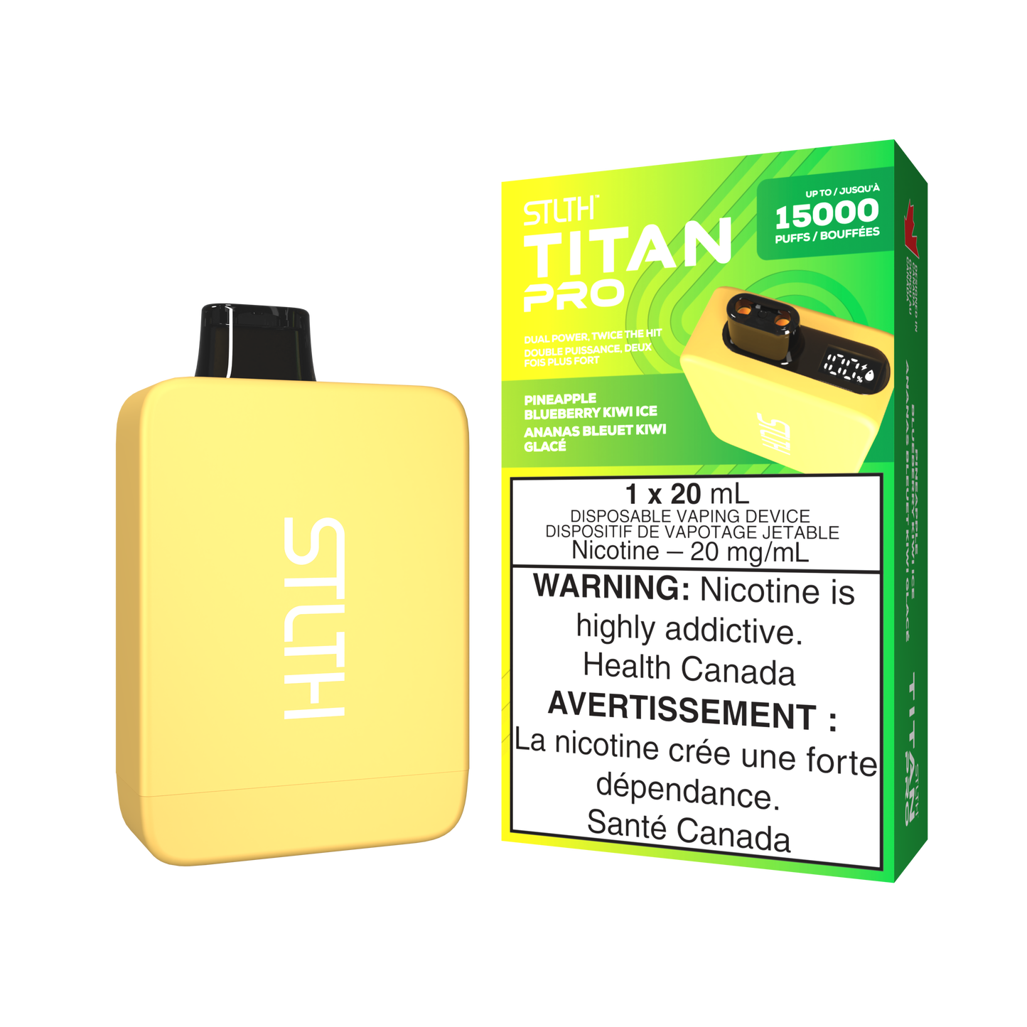 STLTH TITAN PRO 15K PUFFS (EXCISE AB)