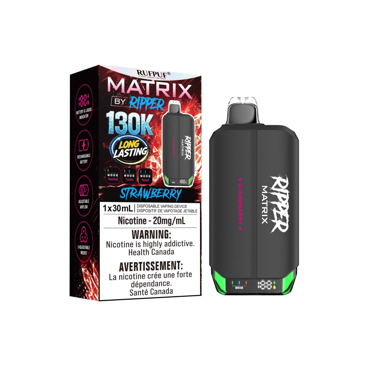 RUFPUF MATRIX BY RIPPER 130K PUFFS (AB)