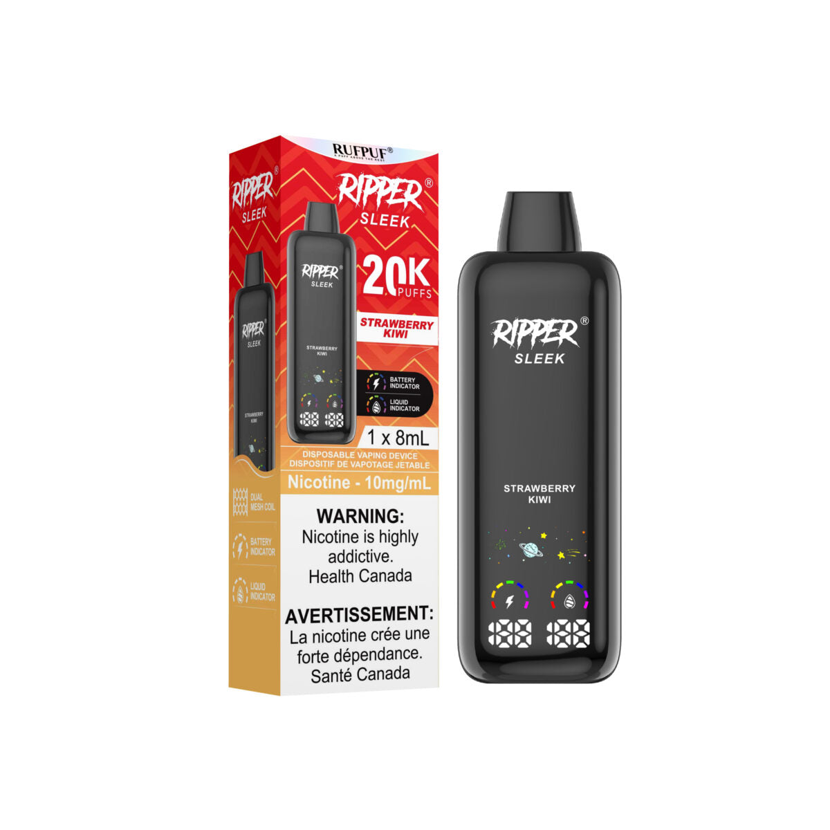 RIPPER SLEEK 20K PUFFS 10MG/ML