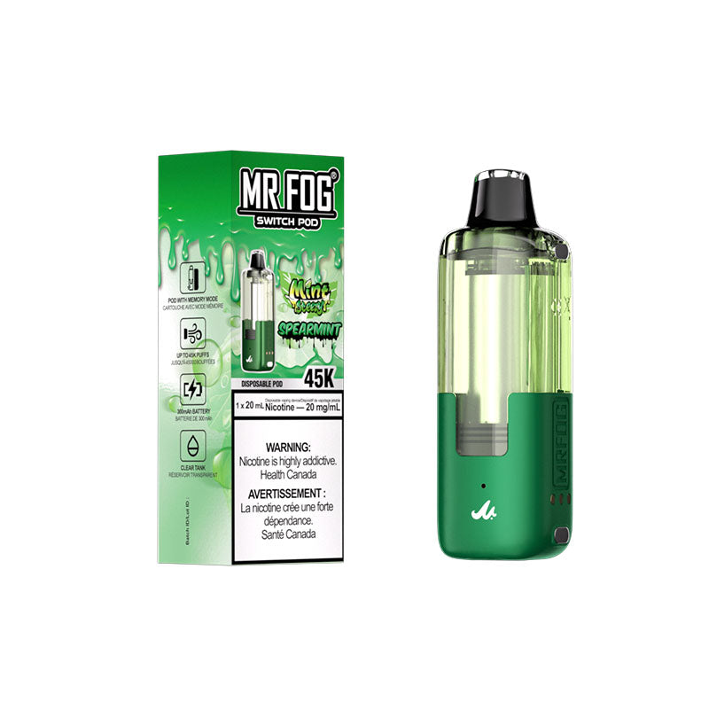 MR. FOG SWITCH PODS MINT STEEZY 45K PUFFS (EXCISE AB)