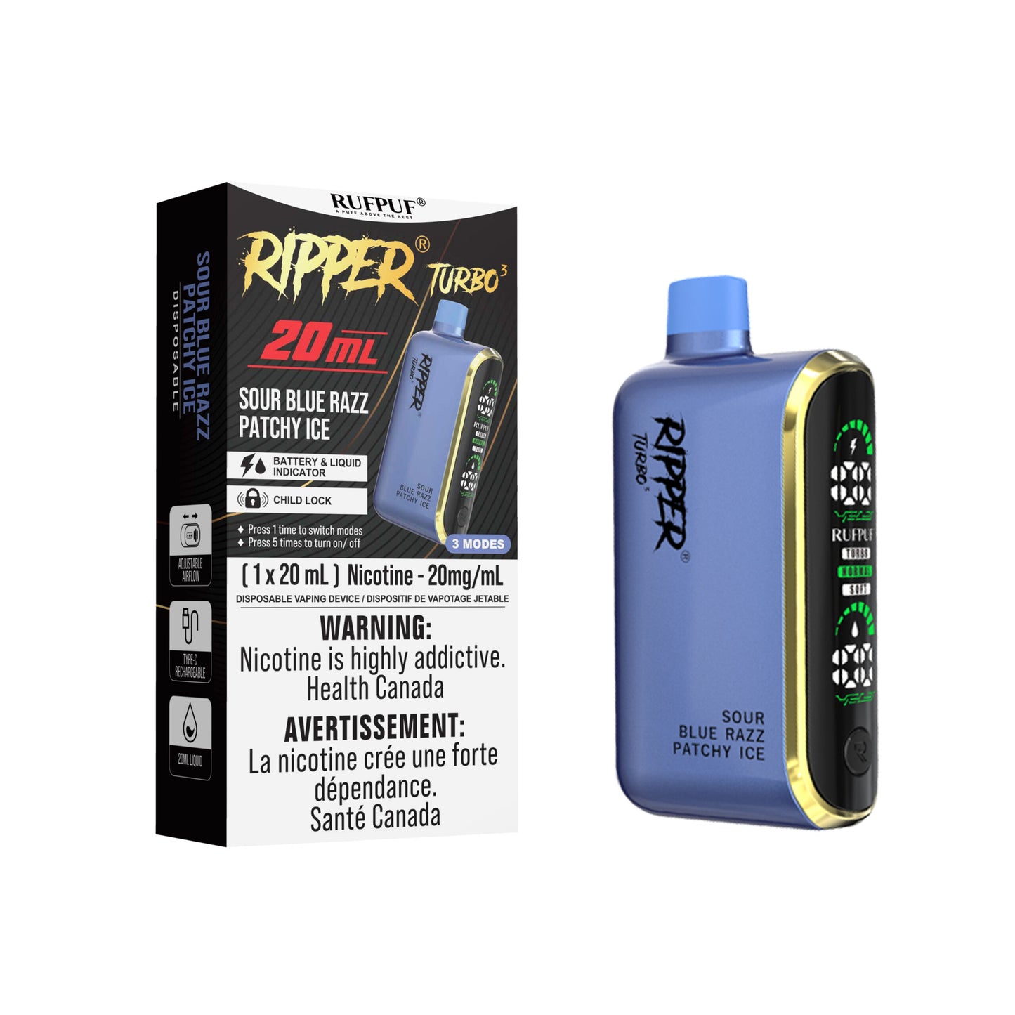 RUFPUF RIPPER TURBO 3 25K PUFFS