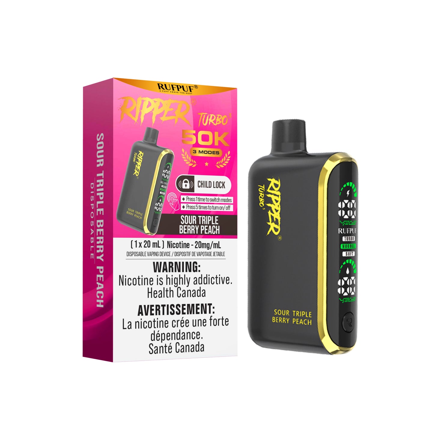 RIPPER TURBO 3 50K PUFFS (EXCISE AB)