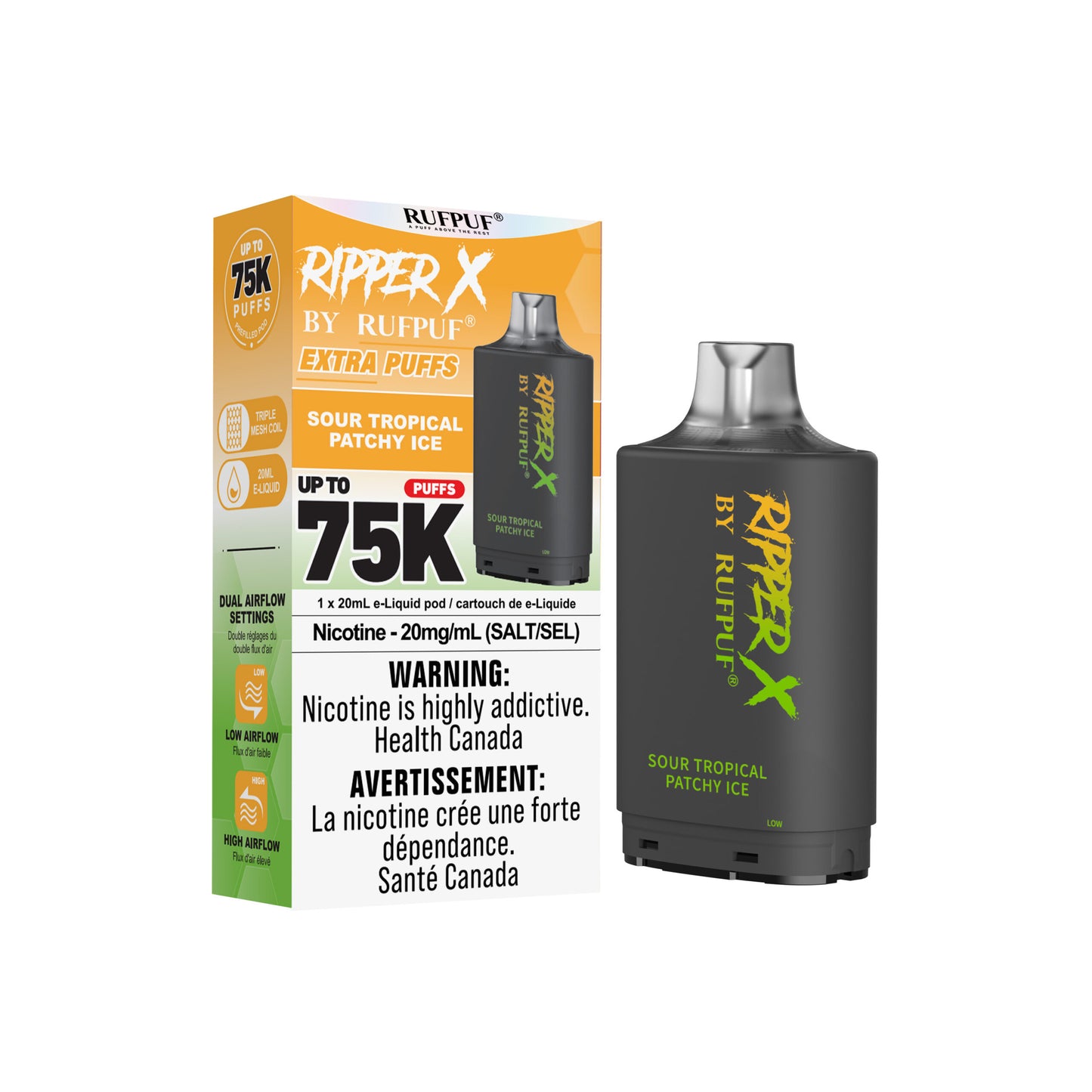 RIPPER X 75K PODS PUFFS (EXCISE AB)