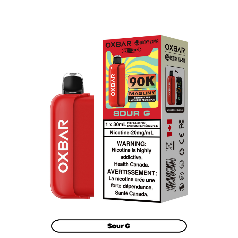 ROCKY VAPOR OXBAR MAGLINK PODS 90K PUFFS (EXCISE AB)