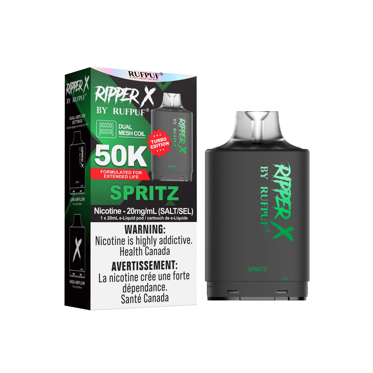 RUFPUF RIPPER X POD 50K PUFFS (Excise AB)
