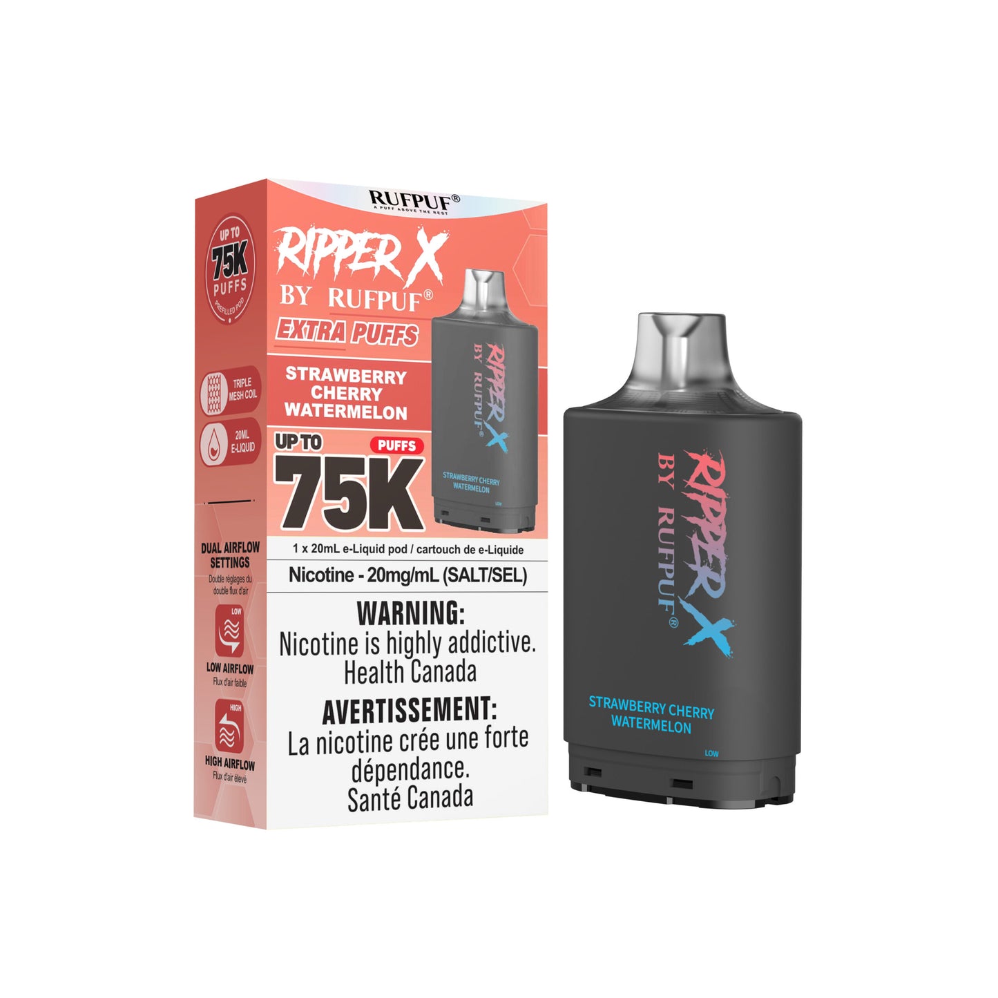 RIPPER X 75K PODS PUFFS (EXCISE AB)