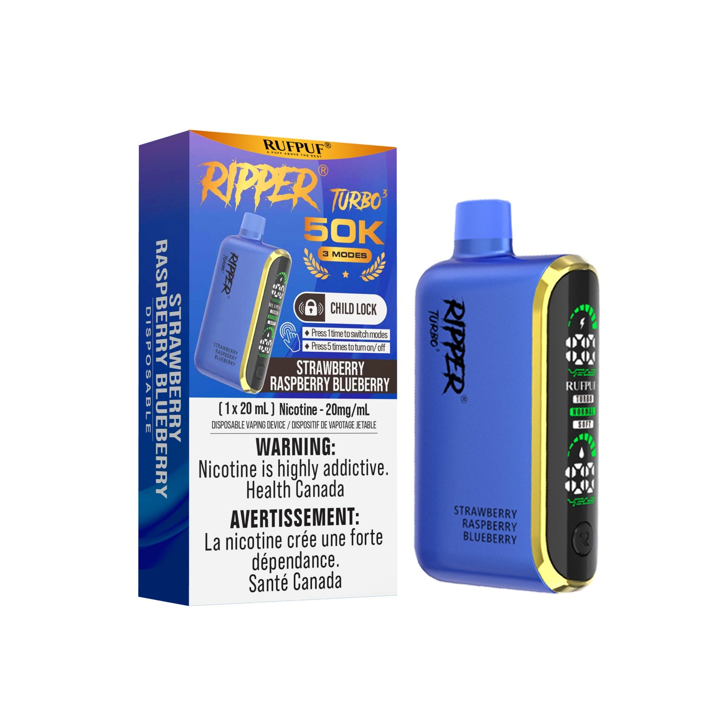 RIPPER TURBO 3 50K PUFFS (EXCISE AB)
