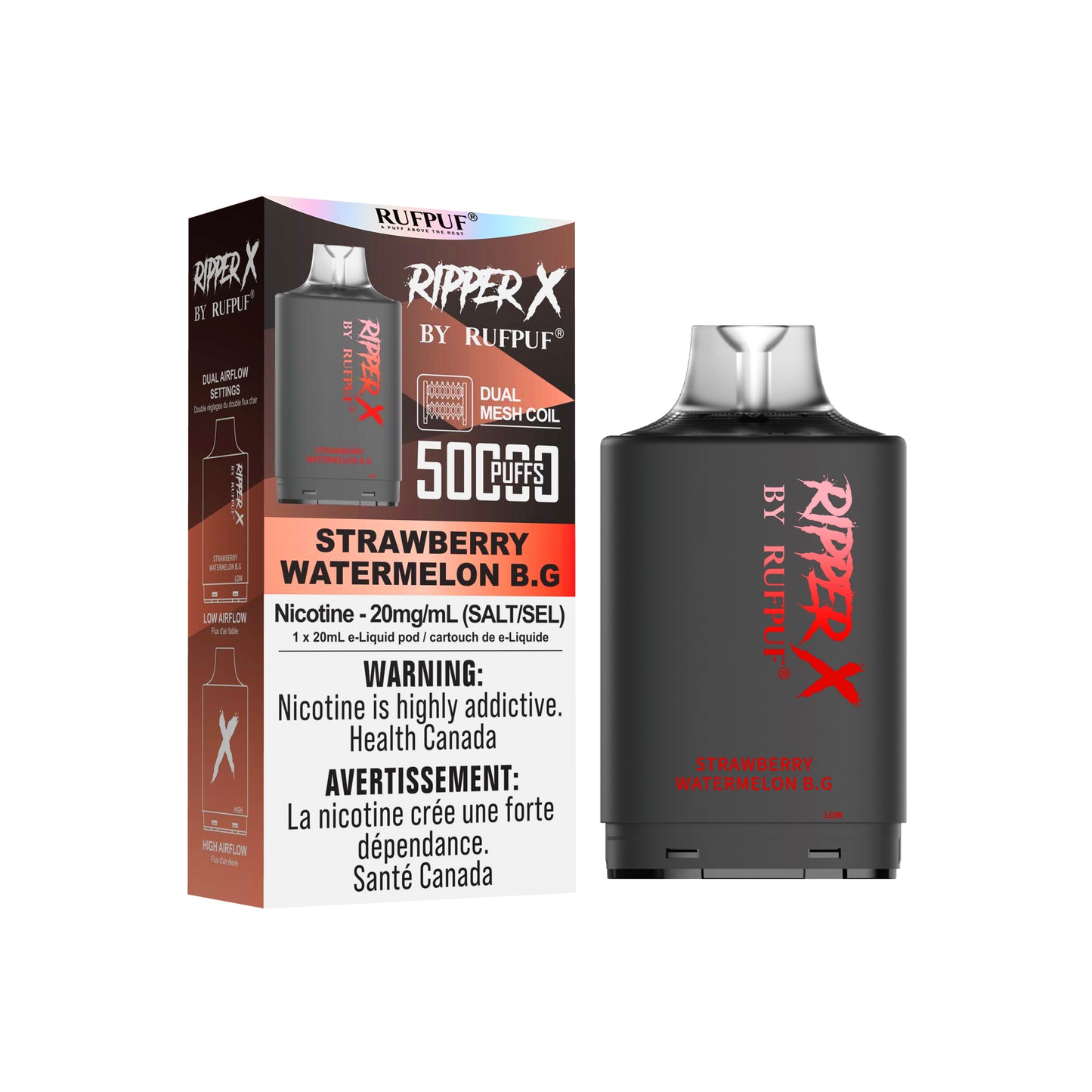 RUFPUF RIPPER X POD 50K PUFFS (Excise AB)