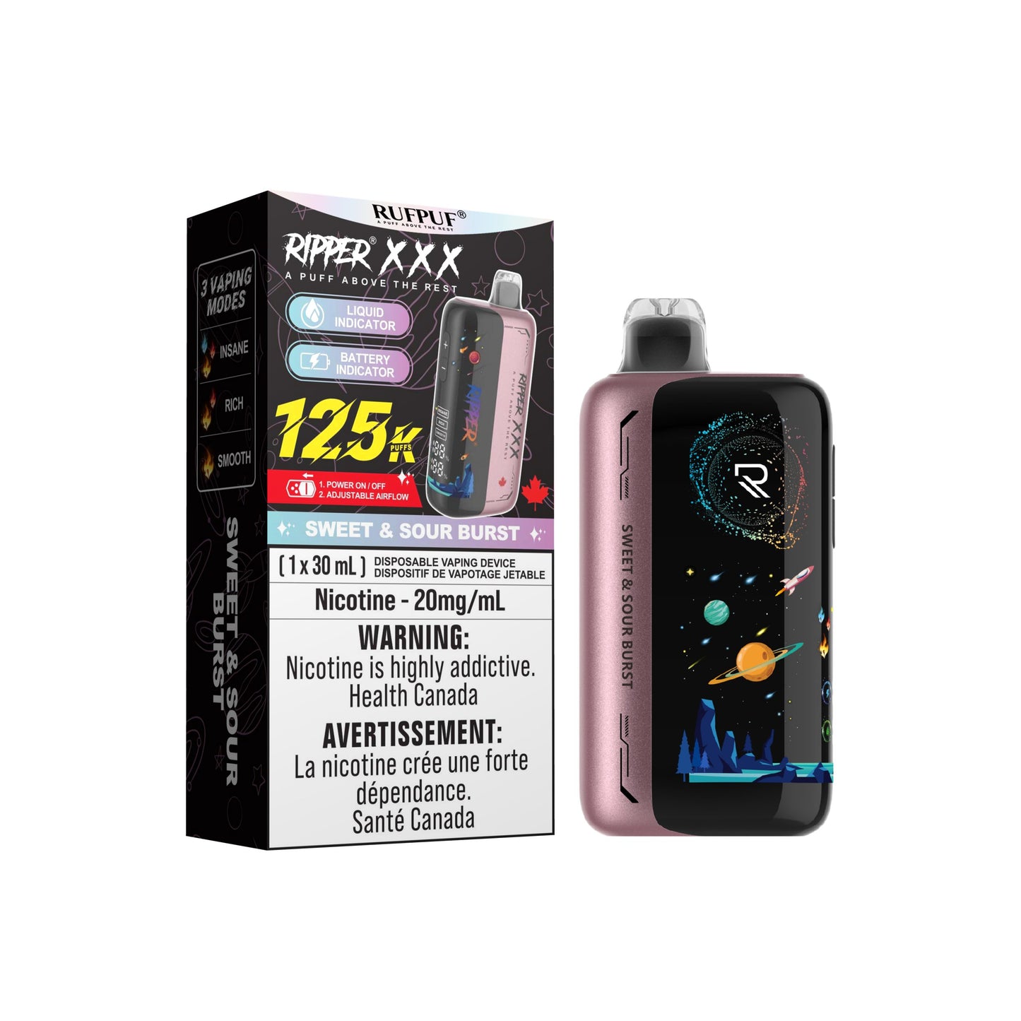 RIPPER XXX 125K PUFFS (EXCISE AB)