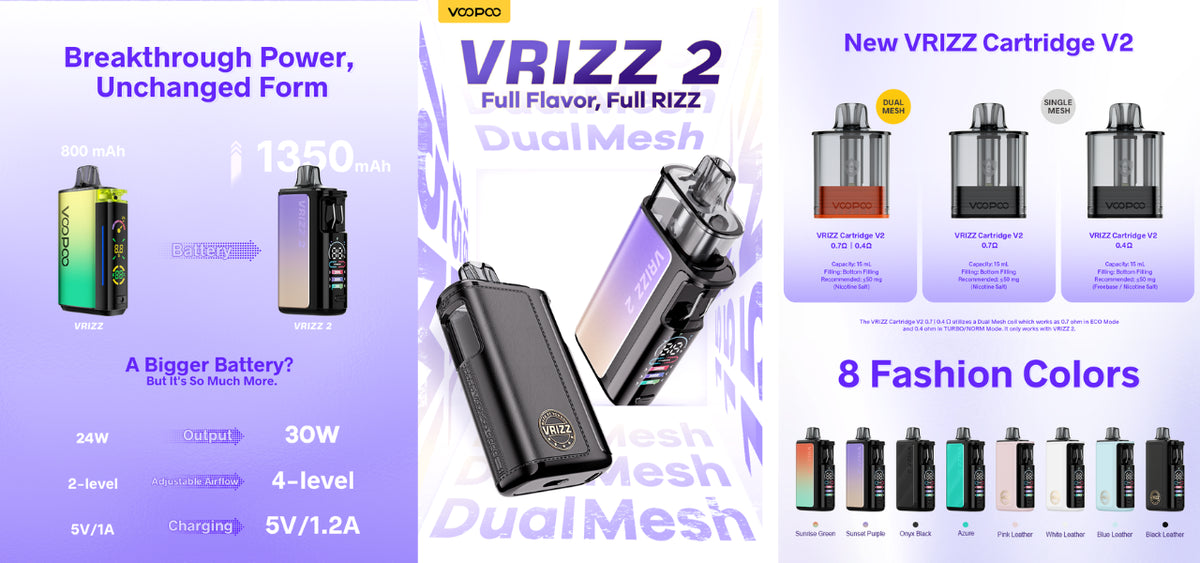 VOOPOO VRIZZ 2 POD KIT 15ML (CRC)