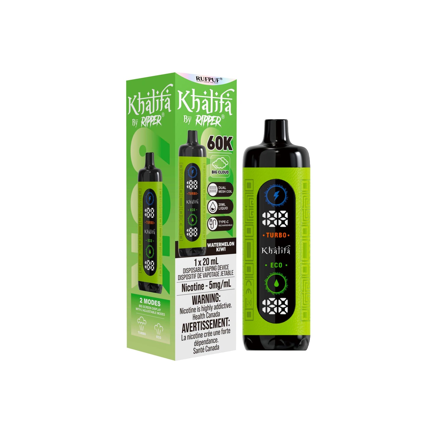KHALIFA BAR 60K PUFFS (EXCISE AB)