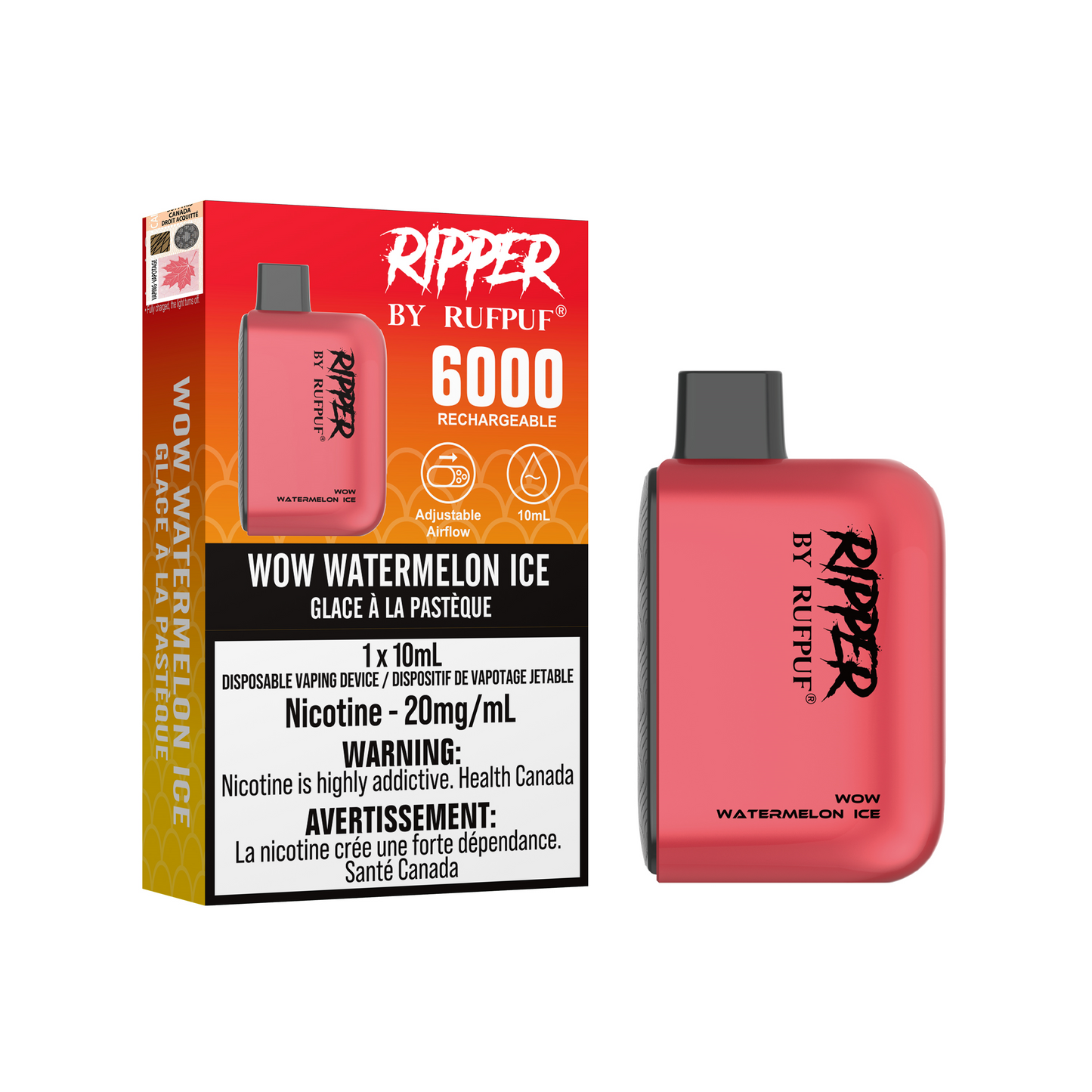 RUFPUF RIPPER 6000 PUFFS