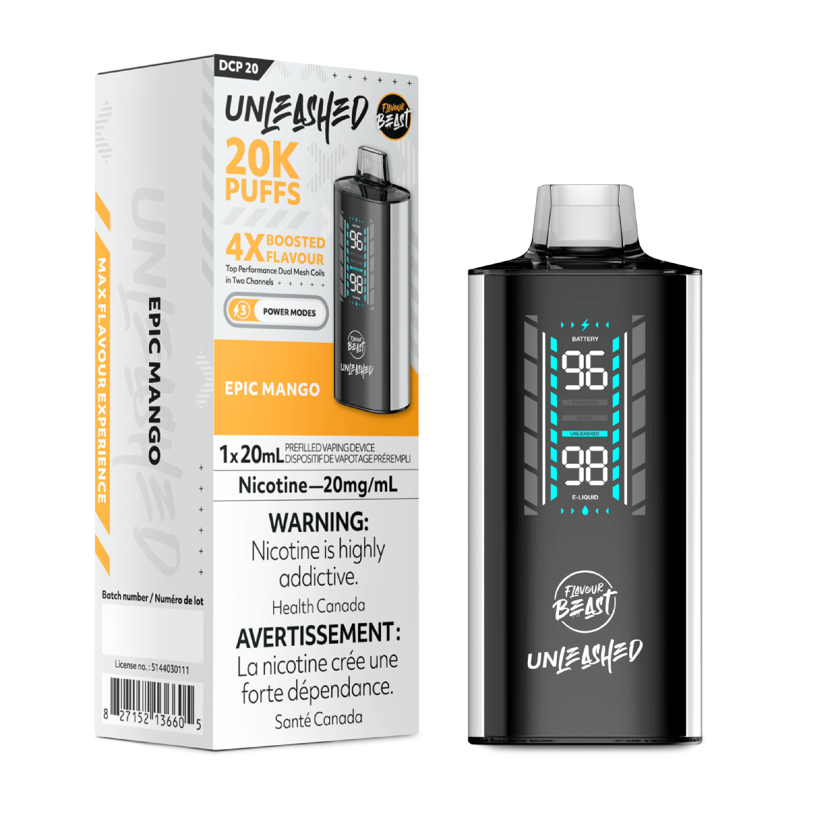 FLAVOUR BEAST UNLEASHED 20K PUFFS