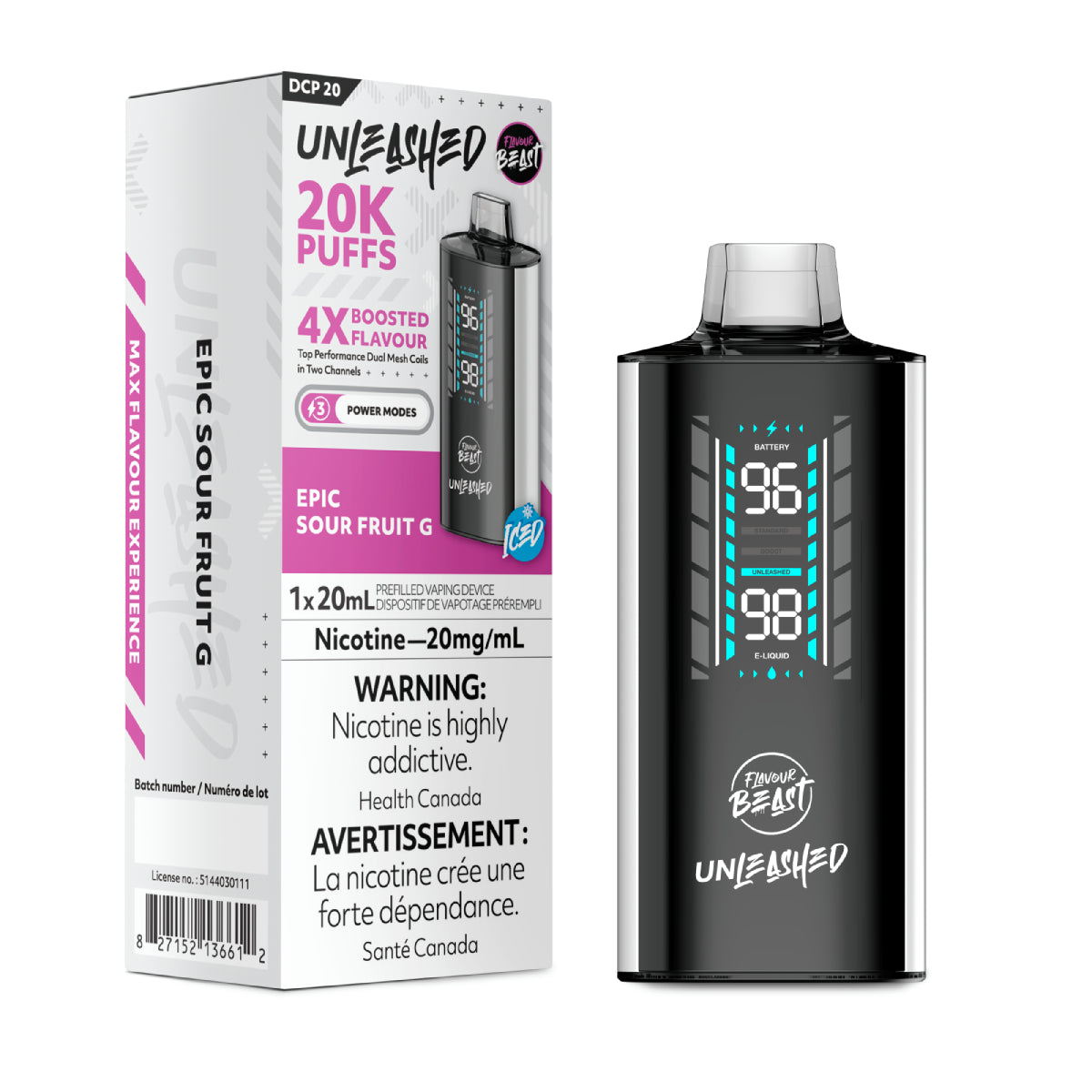 FLAVOUR BEAST UNLEASHED 20K PUFFS