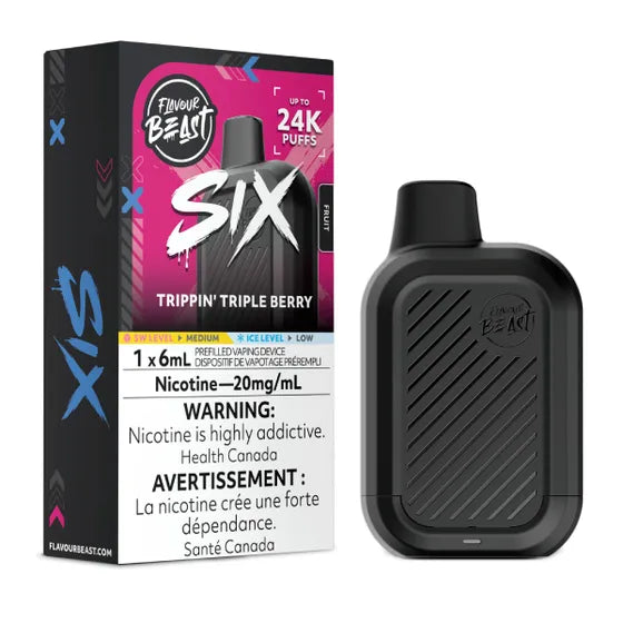 FLAVOUR BEAST SIX 24K PUFFS (AB)