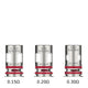 VAPORESSO GTX MESH & DUAL MESH COILS 5/PK (CRC)