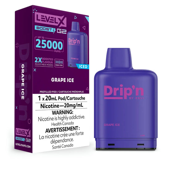 LEVEL X DRIP'N BOOST G2 25K PUFFS