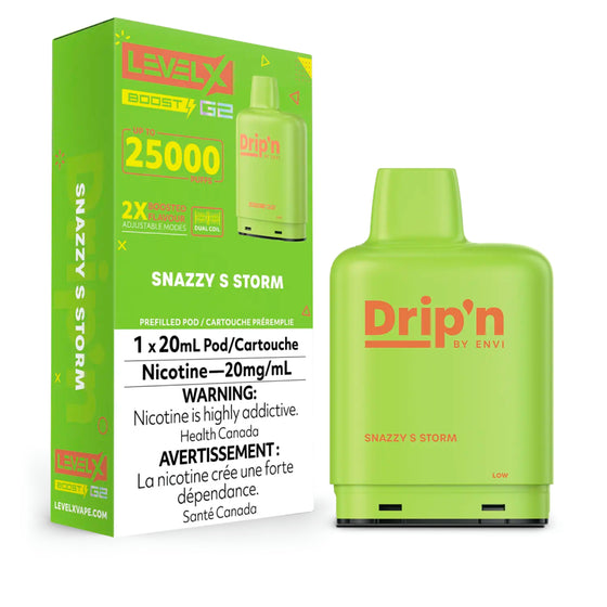 LEVEL X DRIP'N BOOST G2 25K PUFFS (Excise AB)