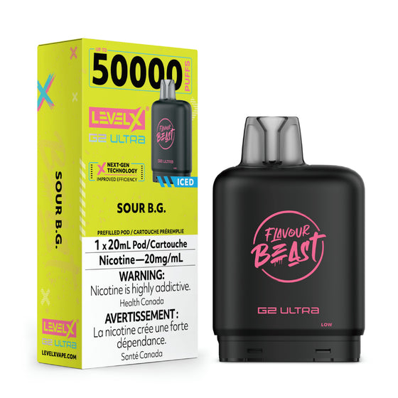 LEVEL X FLAVOUR BEAST G2 ULTRA 50K PUFFS (EXCISE AB)