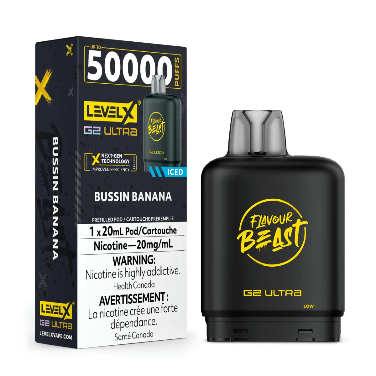 LEVEL X FLAVOUR BEAST G2 ULTRA 50K PUFFS (EXCISE AB)