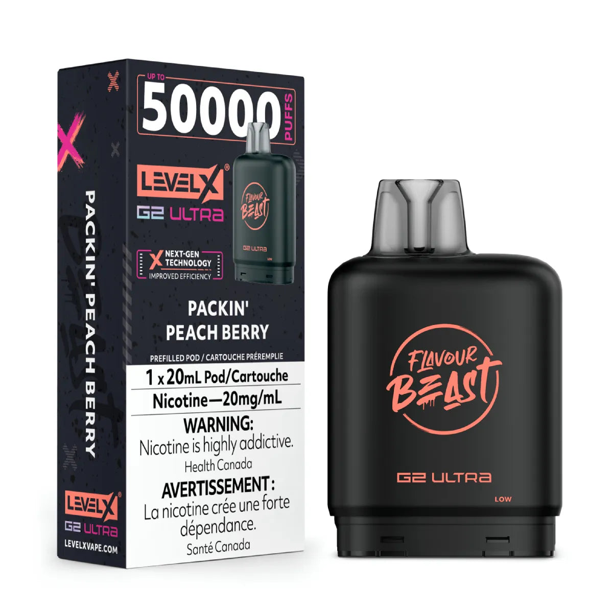 LEVEL X FLAVOUR BEAST G2 ULTRA 50K PUFFS (EXCISE AB)